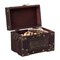 Decorative Vintage Wooden Index and Recipe Card Box – Rustic Organizer, Farmhouse Kitchen Decor, Ideal for Kitchen Countertops - Perfect Gift for Women, Weddings, and Bridal Showers